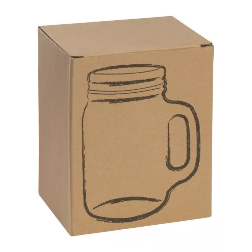 Treviso üveg bögre fedővel, 450 ml