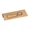 Stickit fém kulcstartó