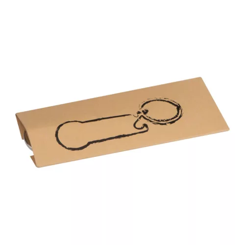 Stickit fém kulcstartó