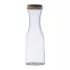 Üvegkancsó parafadugóval, 1000 ml