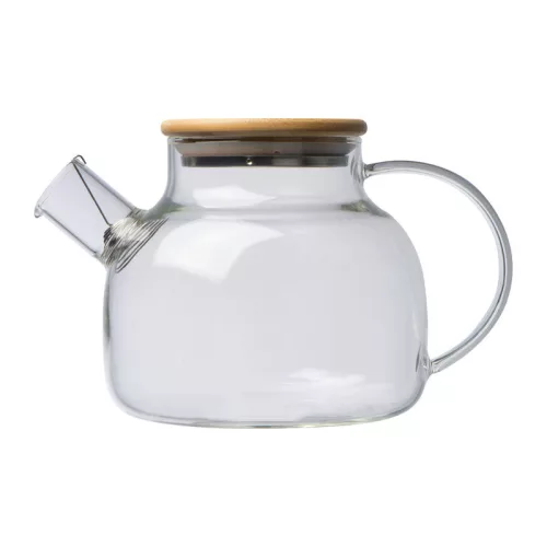 Frankfurt üvegkancsó bambusz fedővel, 1000 ml