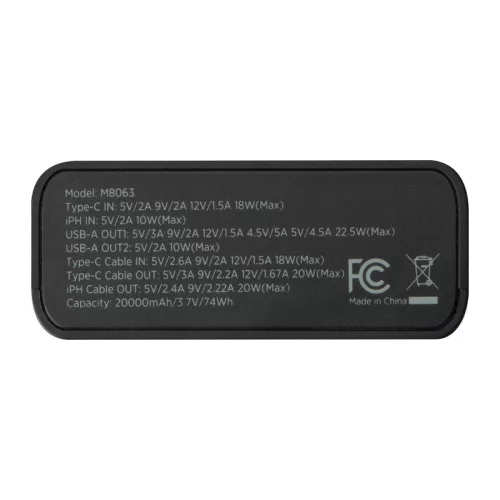 MoLu Marbella powerbank, 20.000 mAh