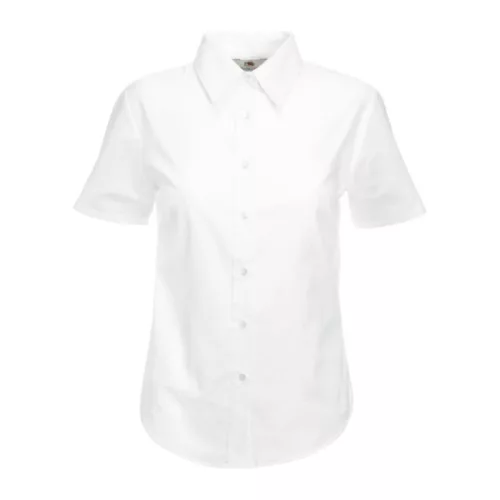 LADY FIT SHORT SLEEVE OXFORD SHIRT