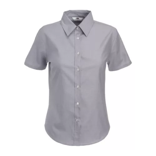 LADY FIT SHORT SLEEVE OXFORD SHIRT
