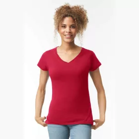 SOFTSTYLE® NŐI V-NYAKÚ PÓLÓ