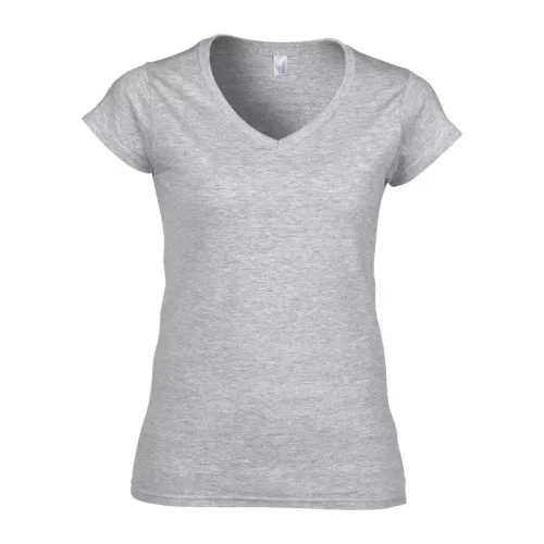 SOFTSTYLE® NŐI V-NYAKÚ PÓLÓ