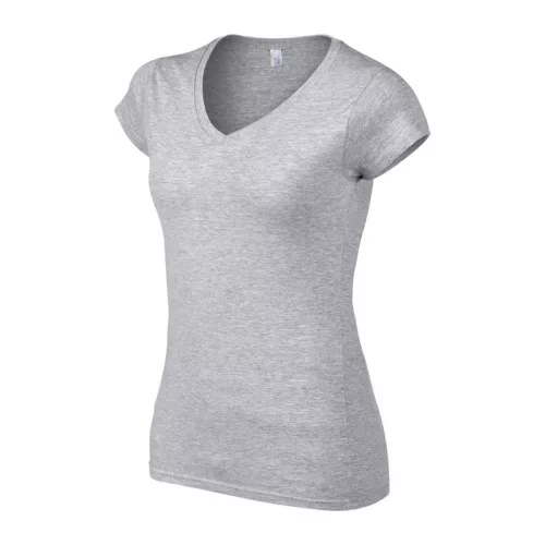 SOFTSTYLE® NŐI V-NYAKÚ PÓLÓ