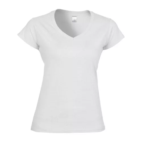 SOFTSTYLE® NŐI V-NYAKÚ PÓLÓ