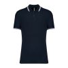 Men'S 2 Striped Short Sleeved Poloshirt