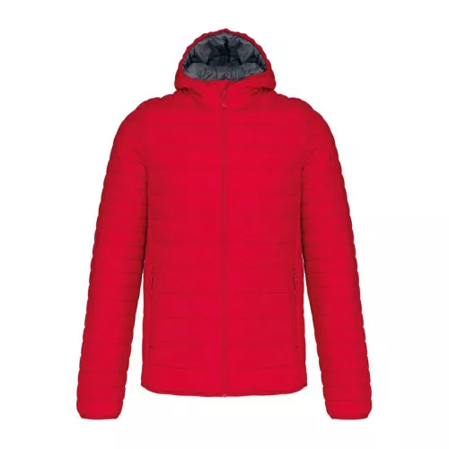 MEN'S LIGHTWEIGHT HOODED PADDED JACKET