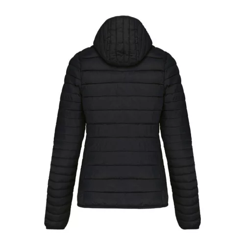 LADIES' LIGHTWEIGHT HOODED PADDED JACKET