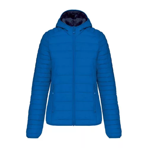 LADIES' LIGHTWEIGHT HOODED PADDED JACKET