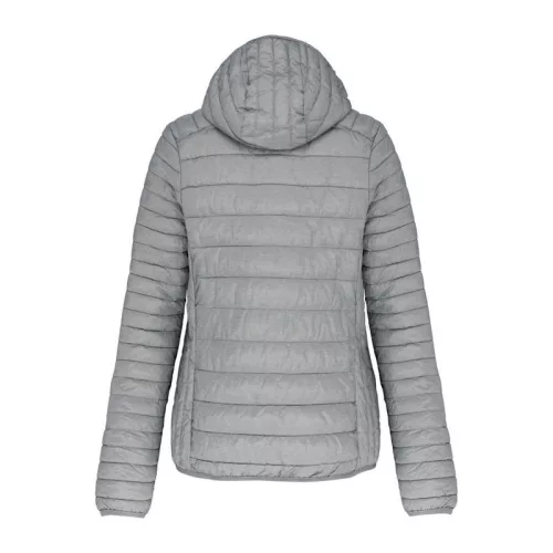 LADIES' LIGHTWEIGHT HOODED PADDED JACKET