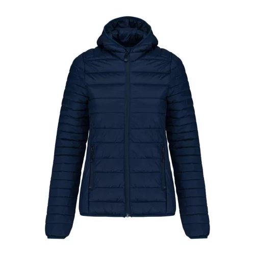 LADIES' LIGHTWEIGHT HOODED PADDED JACKET