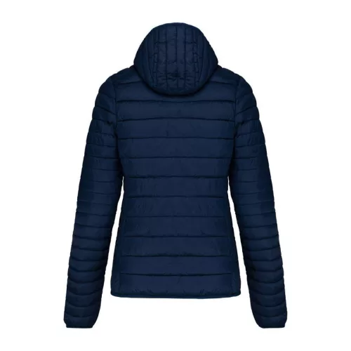 LADIES' LIGHTWEIGHT HOODED PADDED JACKET