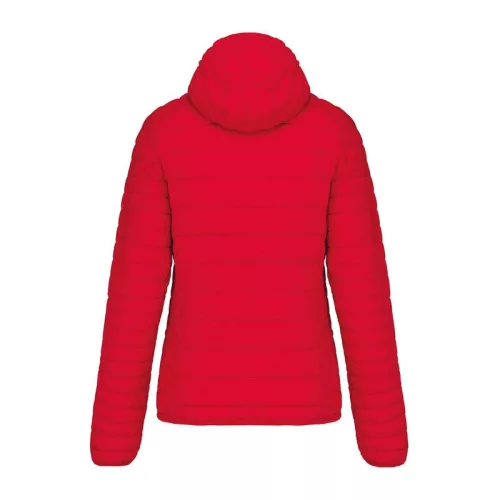 LADIES' LIGHTWEIGHT HOODED PADDED JACKET