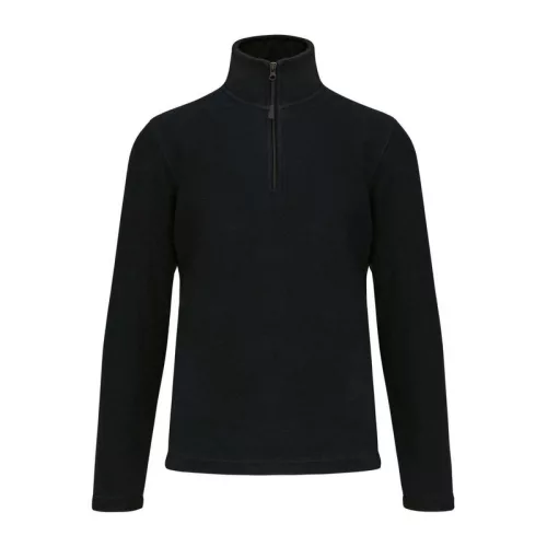 ENZO - ZIP NECK MICROFLEECE JACKET