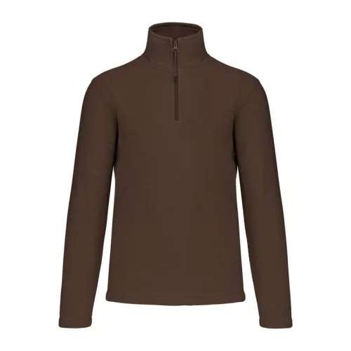 ENZO - ZIP NECK MICROFLEECE JACKET