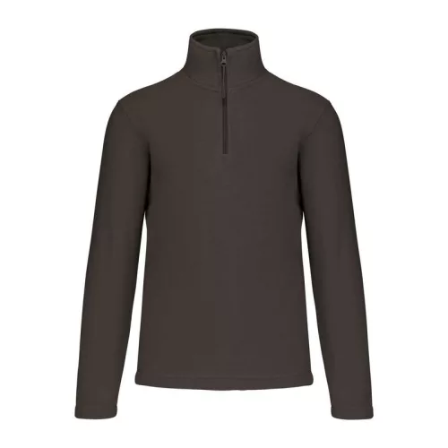 ENZO - ZIP NECK MICROFLEECE JACKET