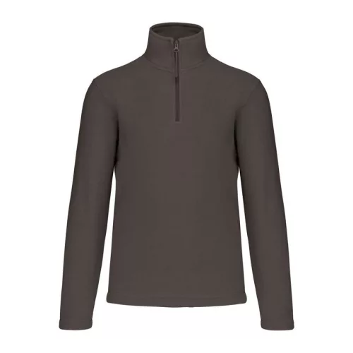 ENZO - ZIP NECK MICROFLEECE JACKET