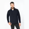 ENZO - ZIP NECK MICROFLEECE JACKET