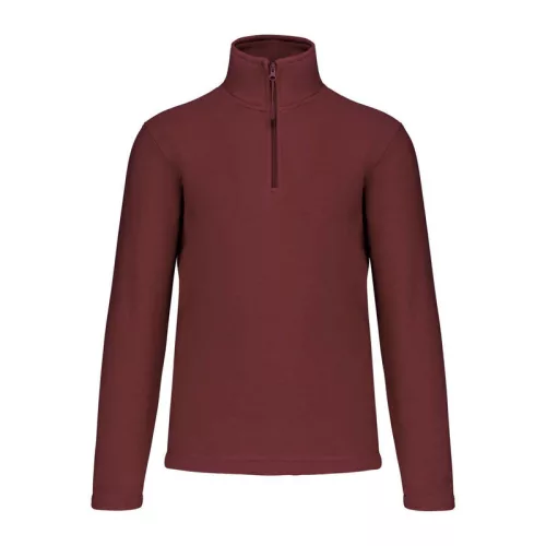 ENZO - ZIP NECK MICROFLEECE JACKET