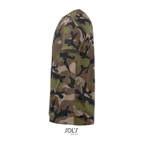 SOL'S CAMO MEN -KÖRNYAKÚ PÓLÓ
