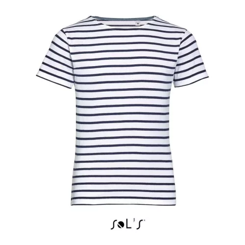 SOL'S MILES KIDS - ROUND NECK STRIPED T-SHIRT