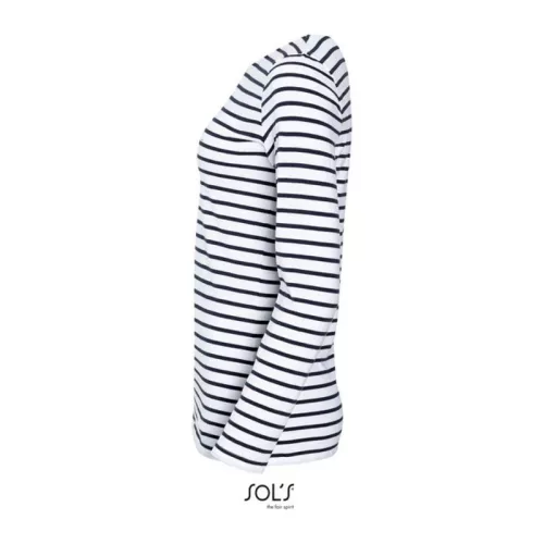 SOL'S MARINE WOMEN - HOSSZÚ UJJÚ CSÍKOS PÓLÓ