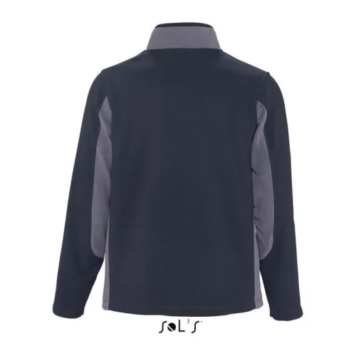 SOL'S NORDIC - MEN’S TWO-COLOUR ZIPPED FLEECE JACK