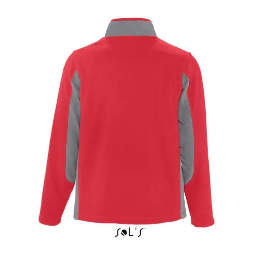 SOL'S NORDIC - MEN’S TWO-COLOUR ZIPPED FLEECE JACK