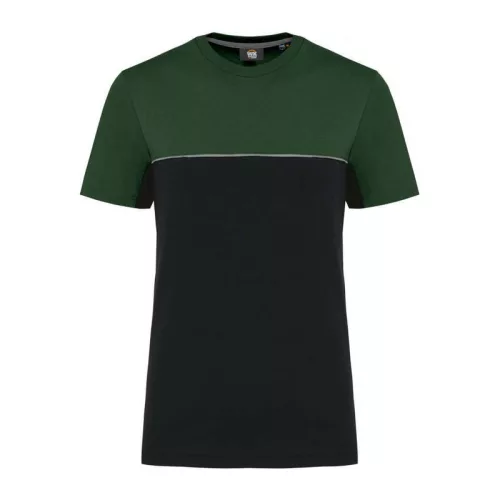 UNISEX ECO-FRIENDLY SHORT SLEEVE TWO-TONE T-SHIRT