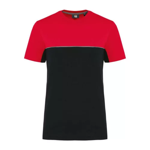 UNISEX ECO-FRIENDLY SHORT SLEEVE TWO-TONE T-SHIRT