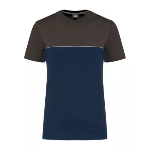 UNISEX ECO-FRIENDLY SHORT SLEEVE TWO-TONE T-SHIRT