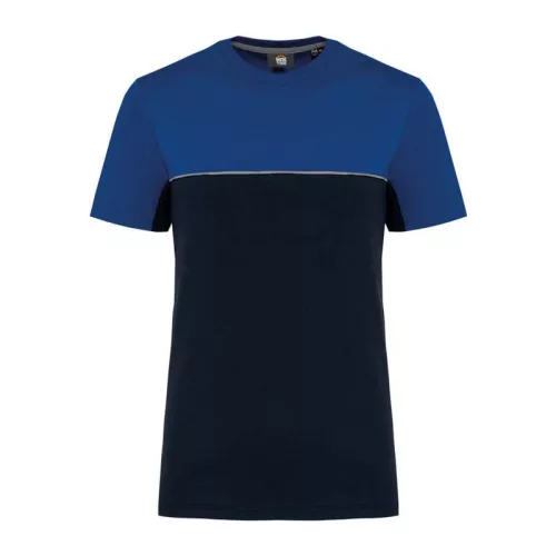 UNISEX ECO-FRIENDLY SHORT SLEEVE TWO-TONE T-SHIRT