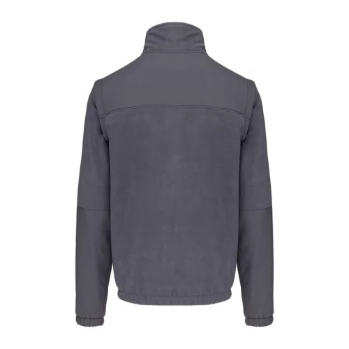 FLEECE JACKET WITH REMOVABLE SLEEVES