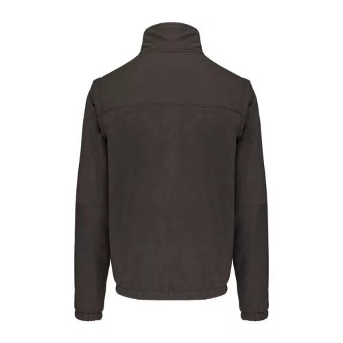 FLEECE JACKET WITH REMOVABLE SLEEVES
